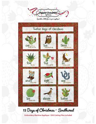 Fabric Confetti 12 Days of Christmas - Southwest Pattern
