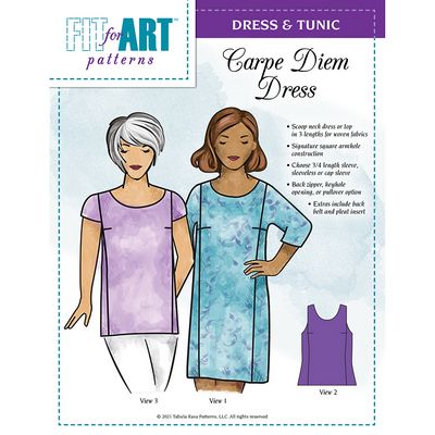 Fit For Art Patterns Carpe Diem Dress & Tunic Pattern