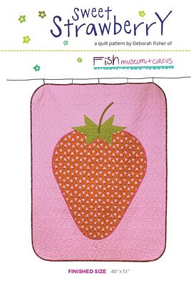 Fish Museum and Circus Sweet Strawberry Pattern