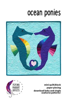 Flying Parrot Quilts Ocean Ponies Quilt Pattern
