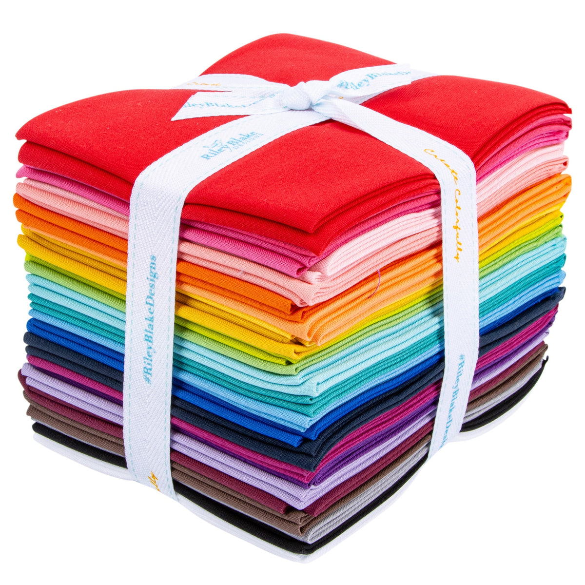Confetti Cotton Riley Rainbow Fat Quarter Bundle - 24pc