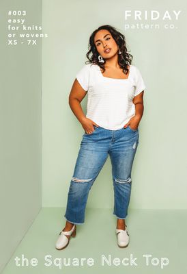 Friday Pattern Company Square Neck Top