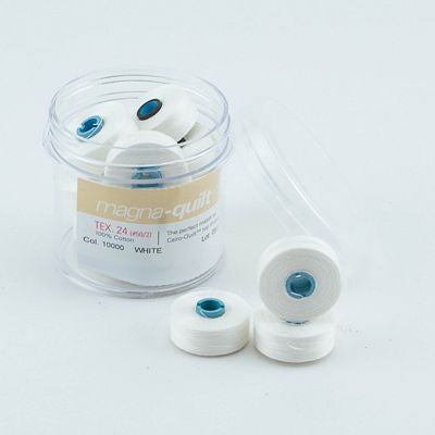 White Prewound Bobbin Magna Qlt M – FT-MQM-10000