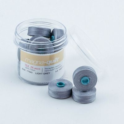 Light Grey Prewound Bobbin Magna Qlt M – FT-MQM-17543