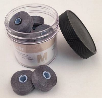 Lead Grey Prewound Bobbin Magna Qlt M – FT-MQM-1CG11