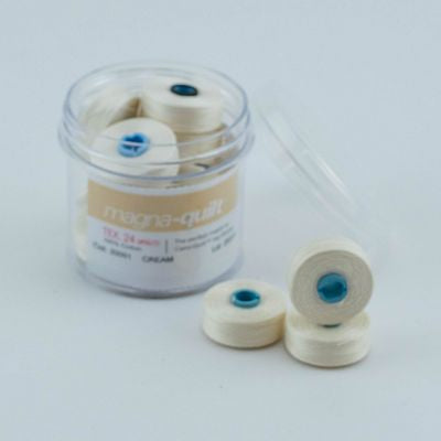 Cream Prewound Bobbin Magna Qlt M – FT-MQM-20001