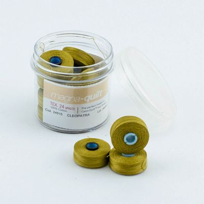 Cleopatra (Med Gold) Prewound Bobbin Magna Qlt M – FT-MQM-24515