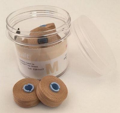 Light Tan Prewound Bobbin Magna Qlt M – FT-MQM-24655