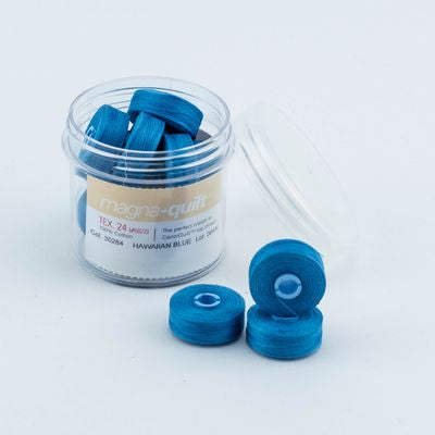 Hawaiian Blue Prewound Bobbin Magna Qlt M – FT-MQM-30284