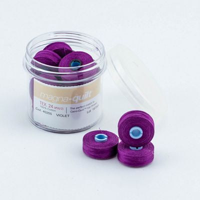 Violet Prewound Bobbin Magna Qlt M – FT-MQM-40255