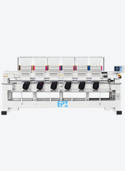 EPZ-FW-1510C – 10 Head Commercial Embroidery Machine – 400×450mm