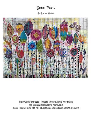 Fiberworks Seed Pods Collage Pattern