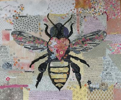 Fiberworks Honey Bee Collage Pattern