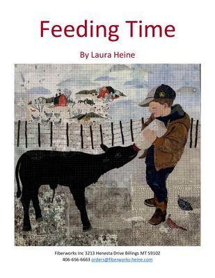Fiberworks Feeding Time Collage Pattern by Laura Heine