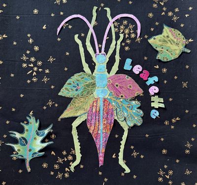Fiberworks My Bug Collection - LeafBug Pattern by Laura Heine