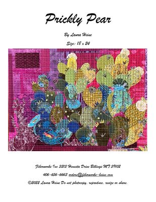 Fiberworks Prickly Pear Collage Pattern by Laura Heine
