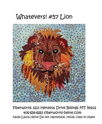 Fiberworks Whatevers! #57 Lion Collage Pattern