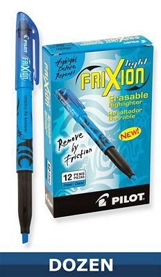 Frixion Erasable Highlighter 12/box Blue