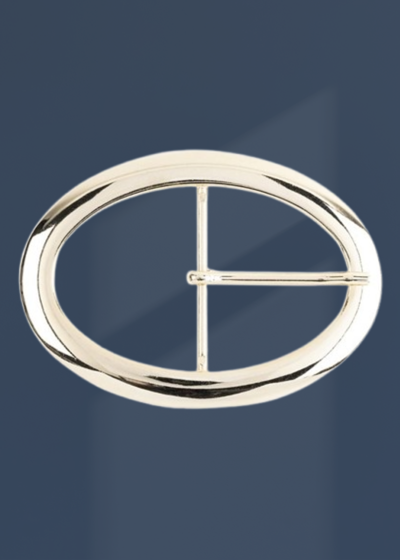 Fashion Buckles - Oval - 2" - Gold