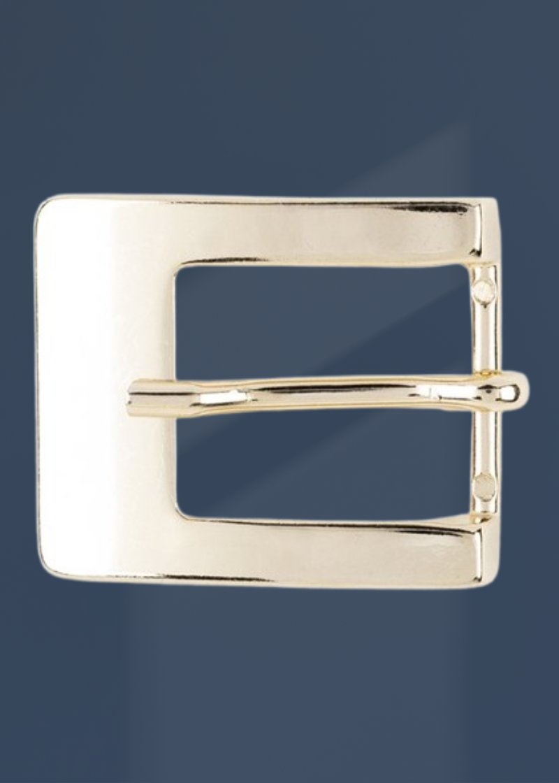 Fashion Buckles - Small Square - 3/4" - Gold