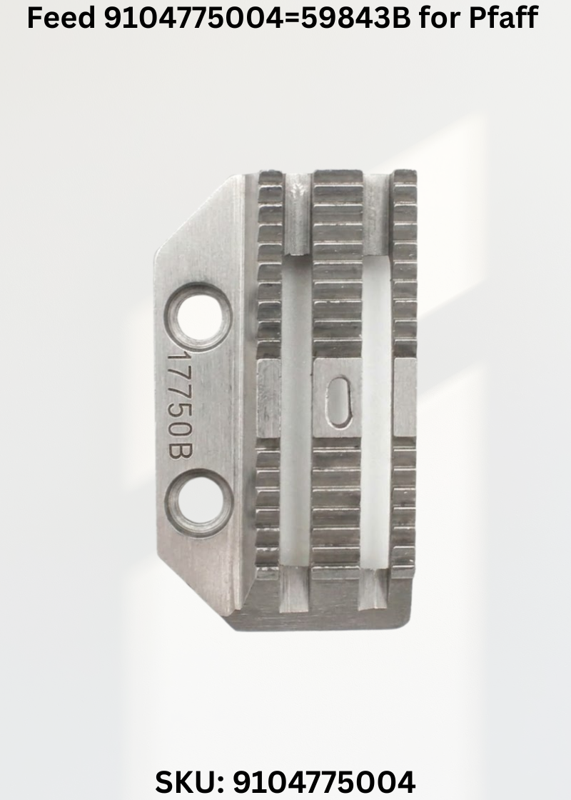Feed 9104775004=59843B for Pfaff 461, Pfaff 561 and Pfaff 951 Sewing Machines