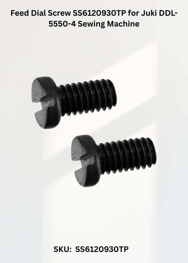 Feed Dial Screw SS6120930TP for Juki DDL-5550-4 Sewing Machine