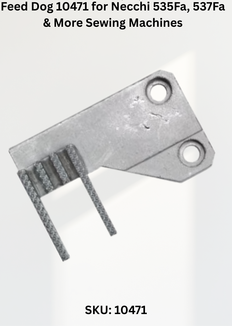 Feed Dog 10471 for Necchi 535Fa, 537Fa & More Sewing Machines