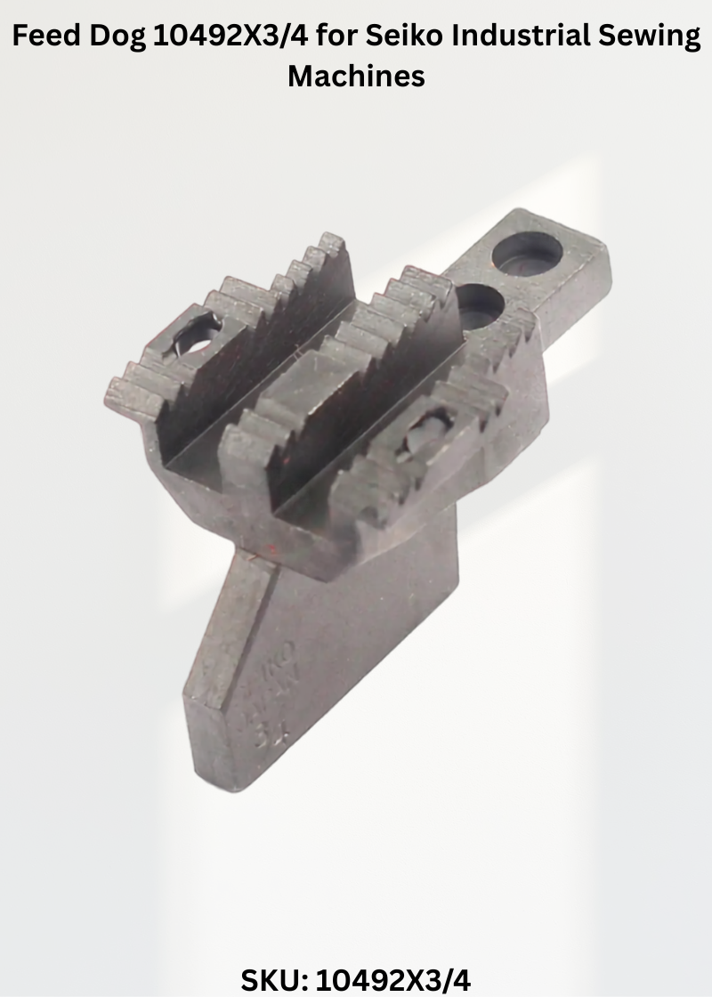 Feed Dog 10492X3/4 for Seiko Industrial Sewing Machines