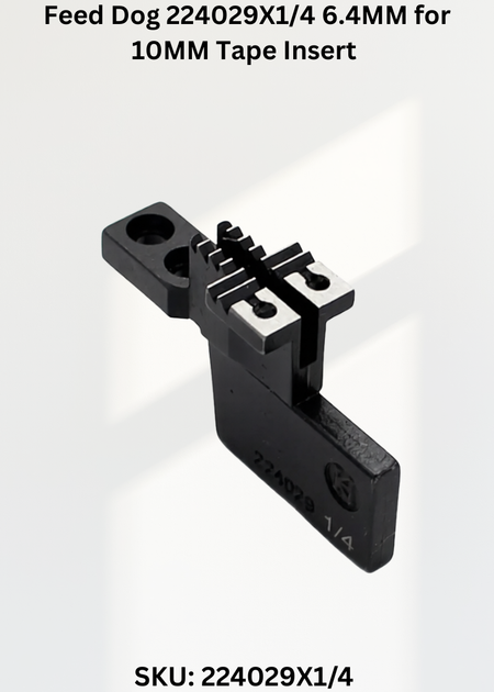 Feed Dog 224029X1/4 6.4MM for 10MM Tape Insert for Singer 112G, 112W, 212G Sewing Machine
