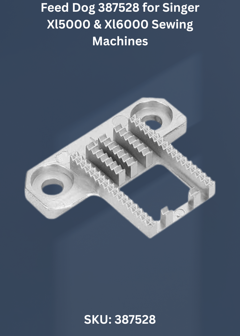 Feed Dog 387528 — Fits Singer EL9010, XL5000, XL6000