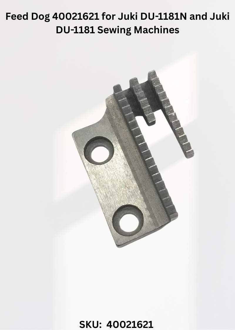 Feed Dog 40021621 for Juki DU-1181N and Juki DU-1181 Sewing Machines