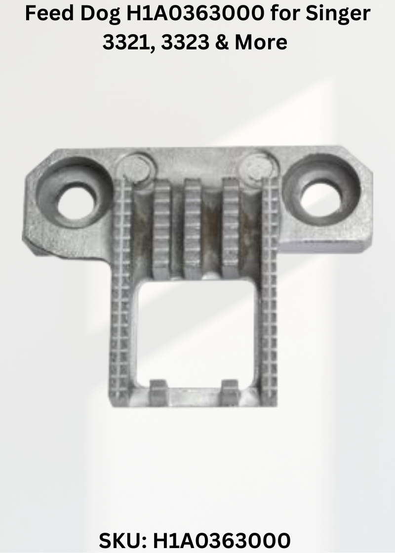 Feed Dog H1A0363000 for Singer 3321, 3323 & More Sewing Machines