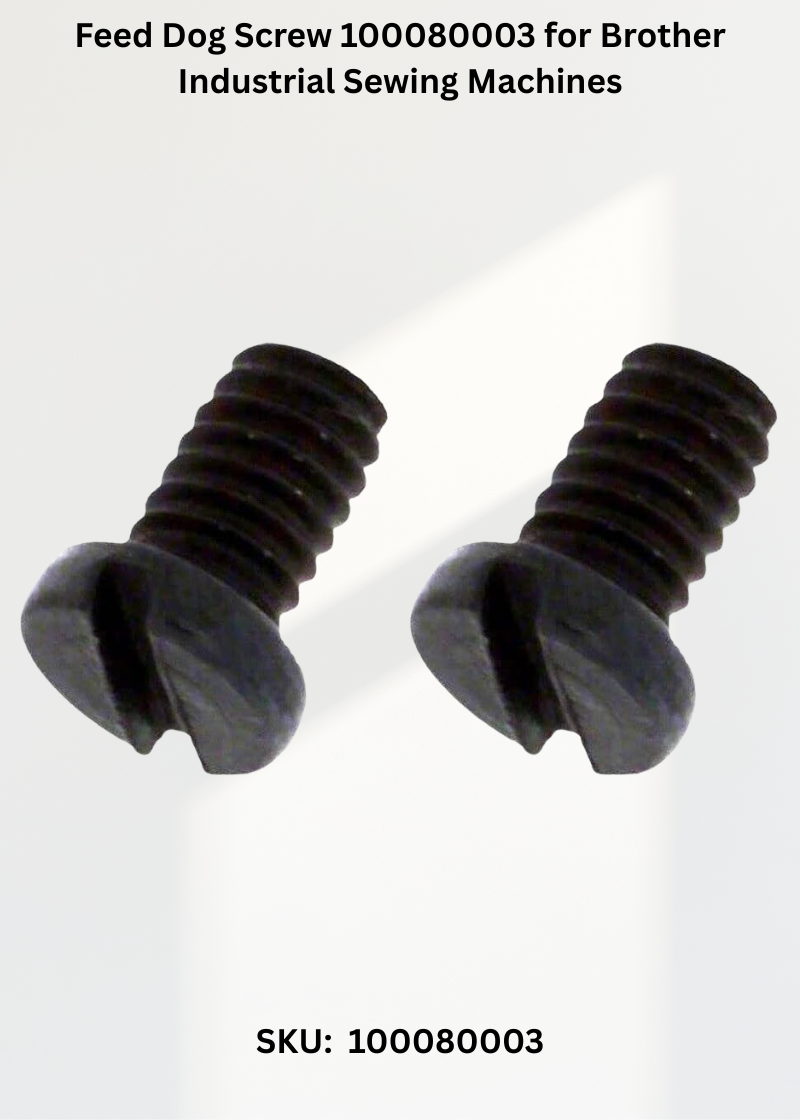 Feed Dog Screw 100080003 for Brother Industrial Sewing Machines