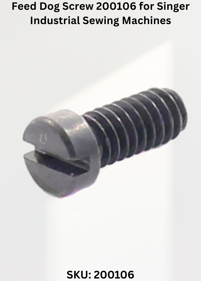 Feed Dog Screw 200106 for Singer Industrial Sewing Machines