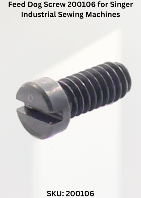 Feed Dog Screw 200106 for Singer Industrial Sewing Machines