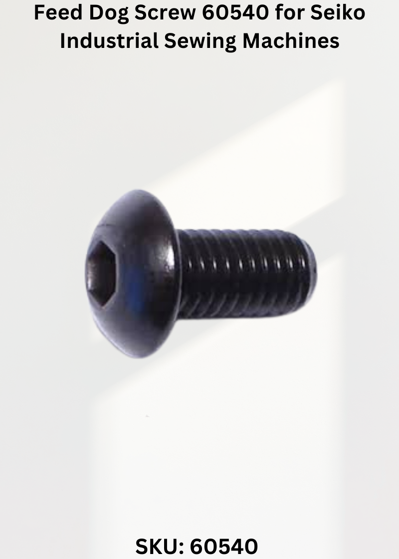 Feed Dog Screw 60540 for Seiko Industrial Sewing Machines