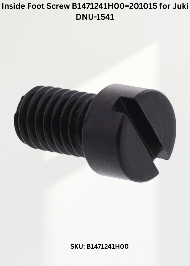 Genuine Inside Foot Screw B1471241H00=201015 for Juki DNU-1541 Sewing Machine