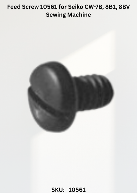 Feed Screw 10561 for Seiko CW-7B, 8B1, 8BV Sewing Machine