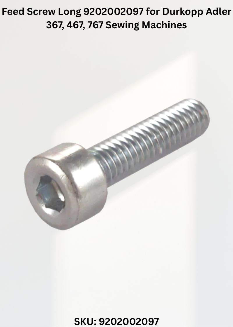 Feed Screw Long 9202002097 for Durkopp Adler 367, 467, 767 Sewing Machines