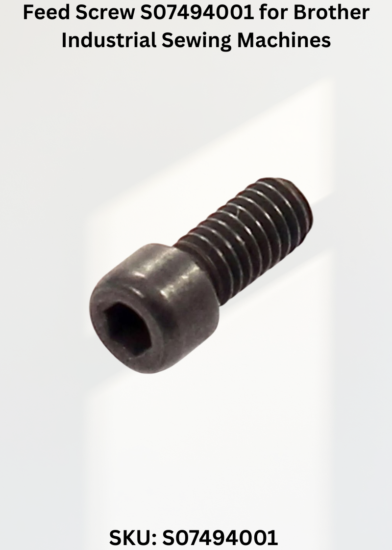 Feed Screw S07494001 for Brother Industrial Sewing Machines