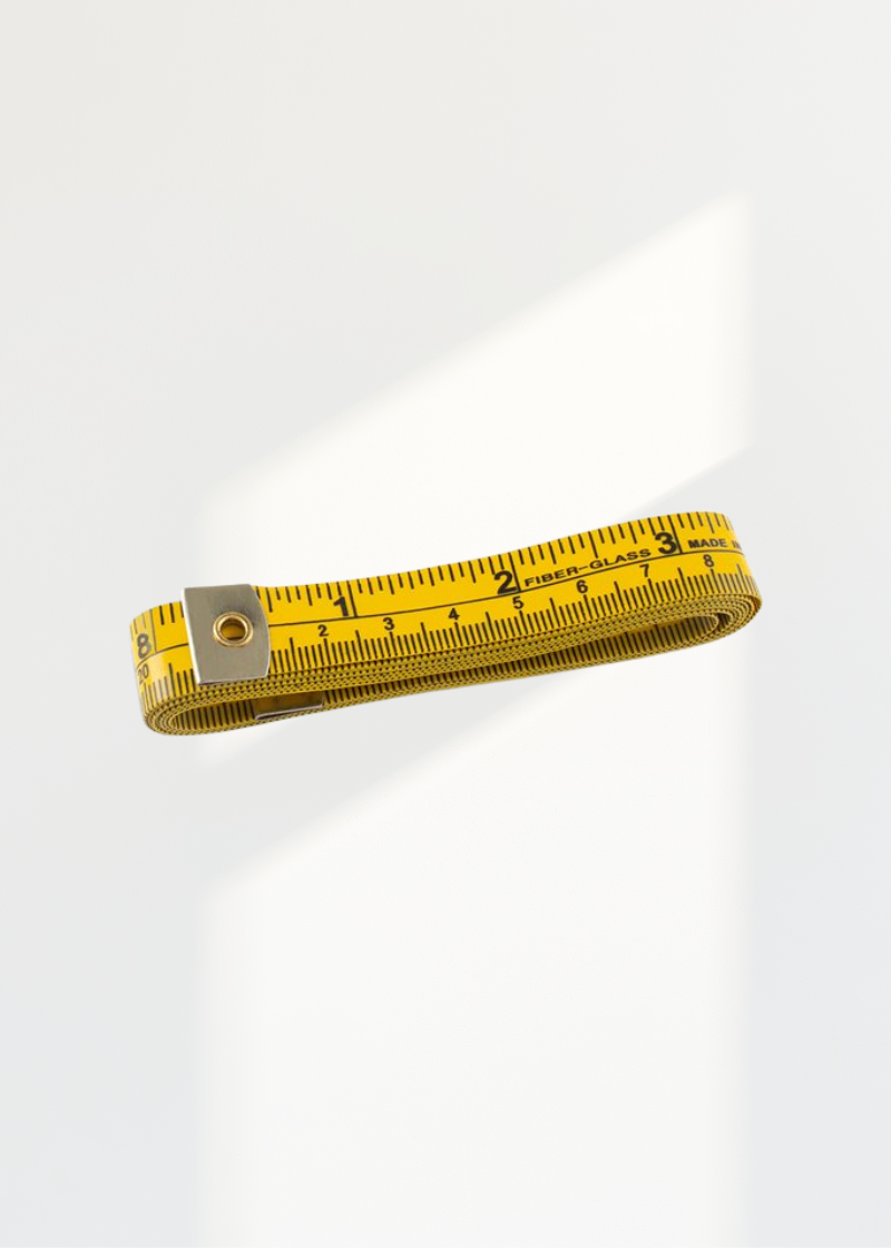 Fiberglass Tape Measure - 60" - Metric/Inches, Yellow