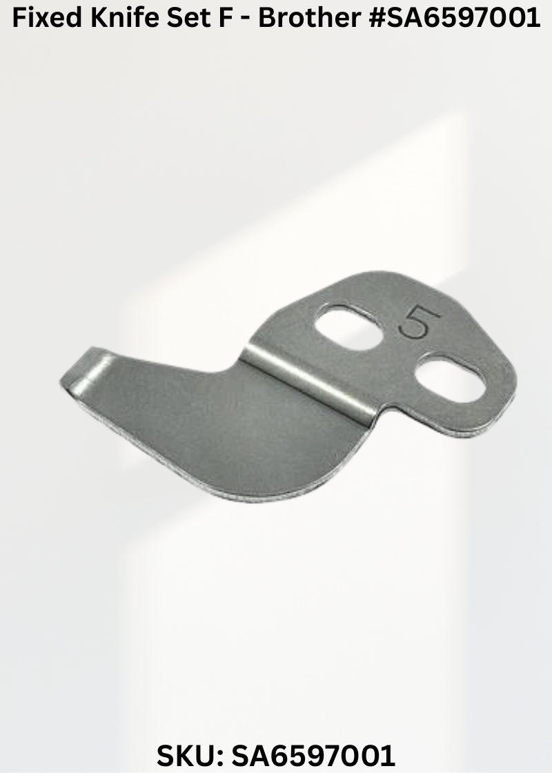 Fixed Knife Set F - Brother #SA6597001