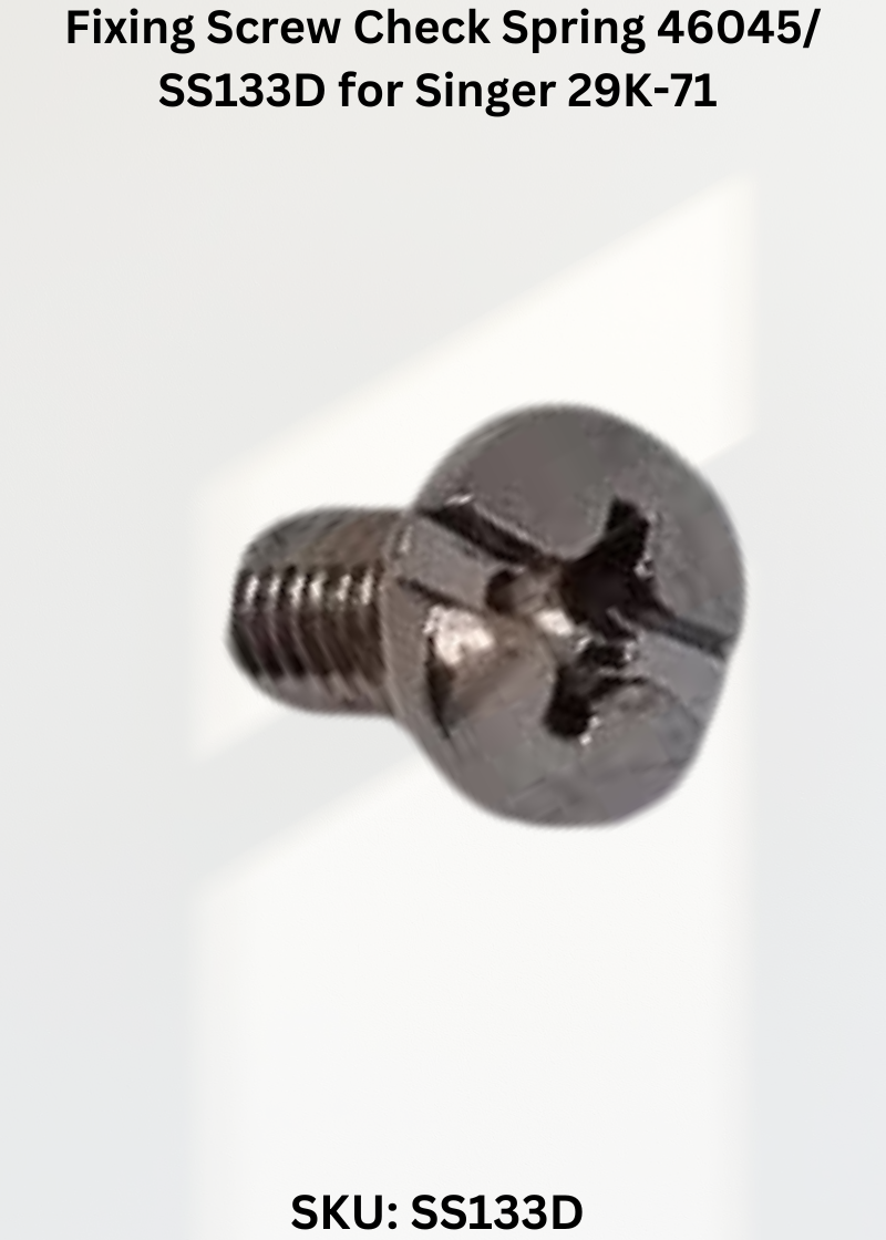 Fixing Screw Check Spring 46045/ SS133D for Singer 29K-71 Sewing Machine