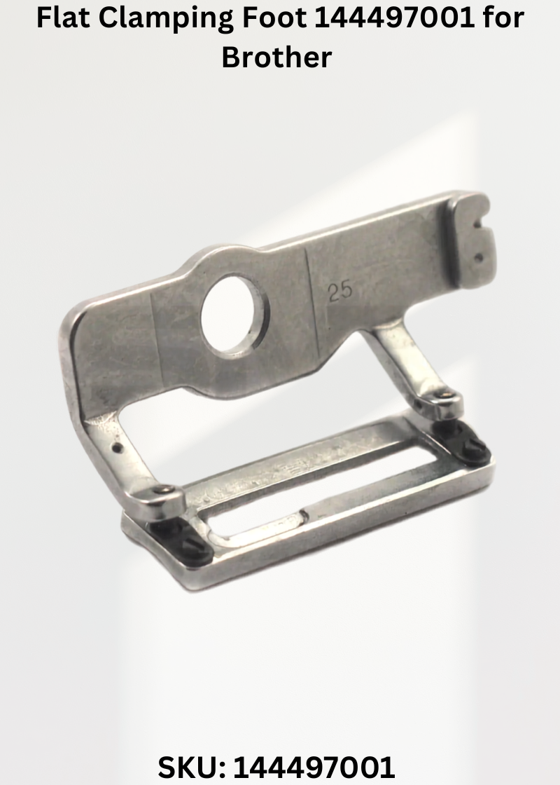 Flat Clamping Foot 144497001 for Brother LH4-B814 Sewing Machine