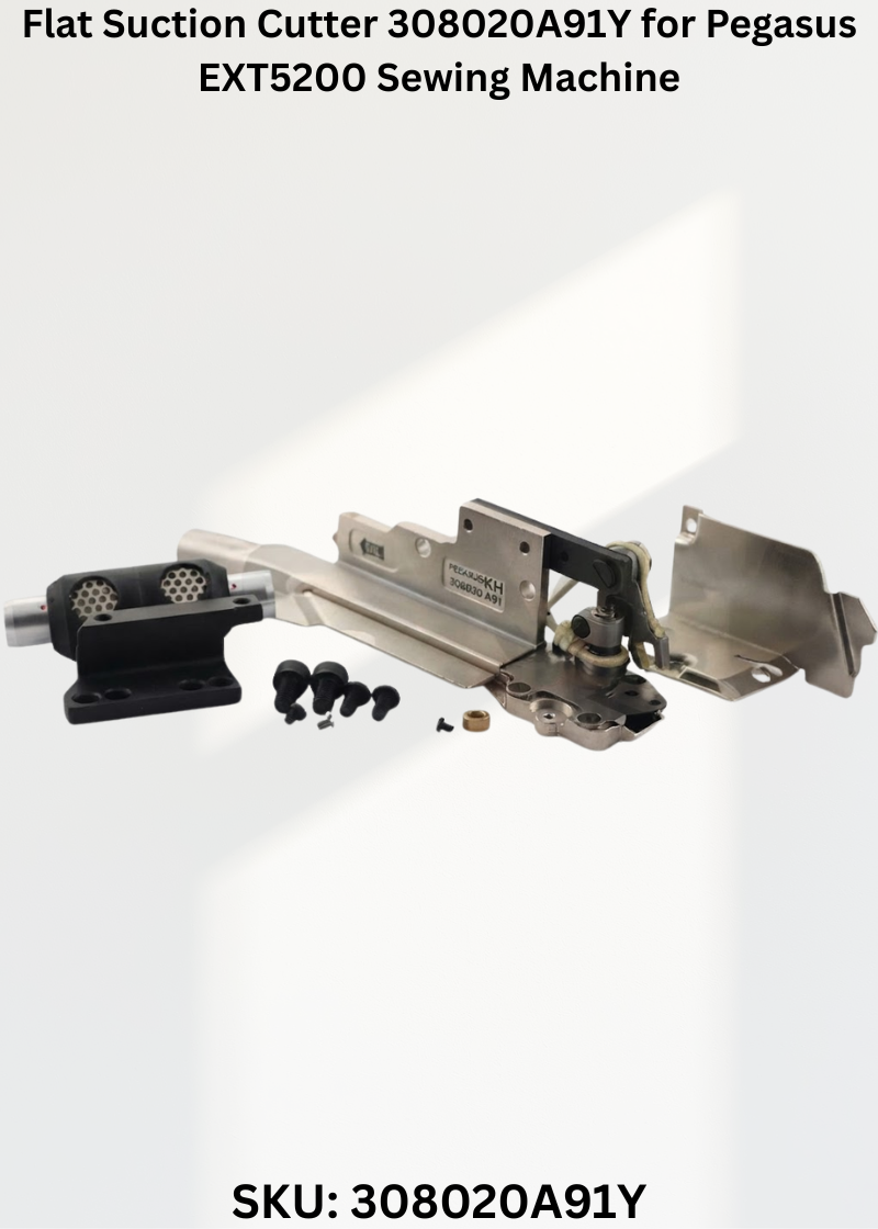 Flat Suction Cutter 308020A91Y for Pegasus EXT5200 Sewing Machine