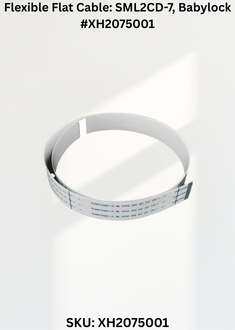 Flexible Flat Cable: SML2CD-7 for Babylock XH2075001