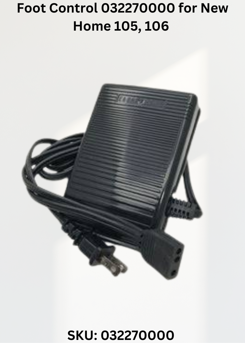 Foot Control 032270000 — Fits New Home 3002, 3004, 3006, 105 & more