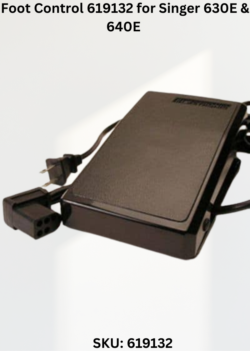 Foot Control 619132 — Fits Singer 630E, 640E
