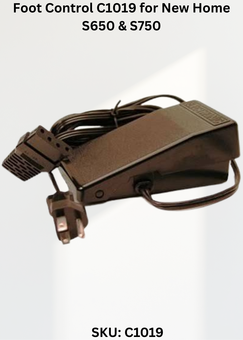 Foot Control C1019 — Fits New Home S650, S750 & more