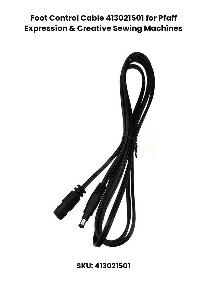 Foot Control Cable 413021501 for Pfaff Expression & Creative Sewing Machines